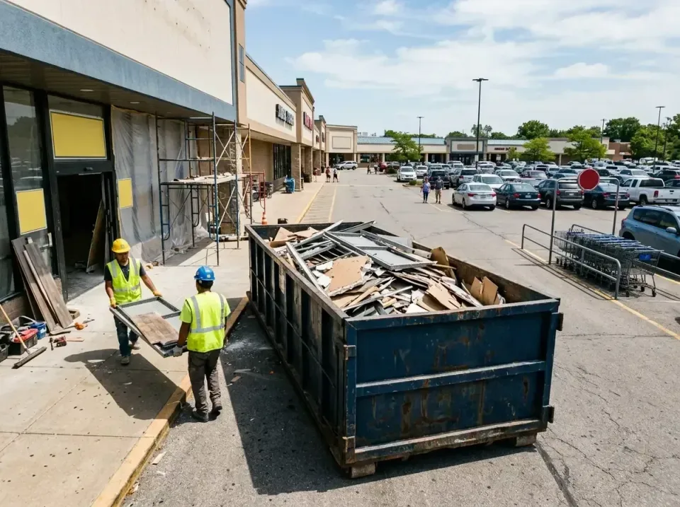 retail-store-renovation-debris-003 — frequently asked questions, Roll-off Dumpster Rentals in Middleport, OH